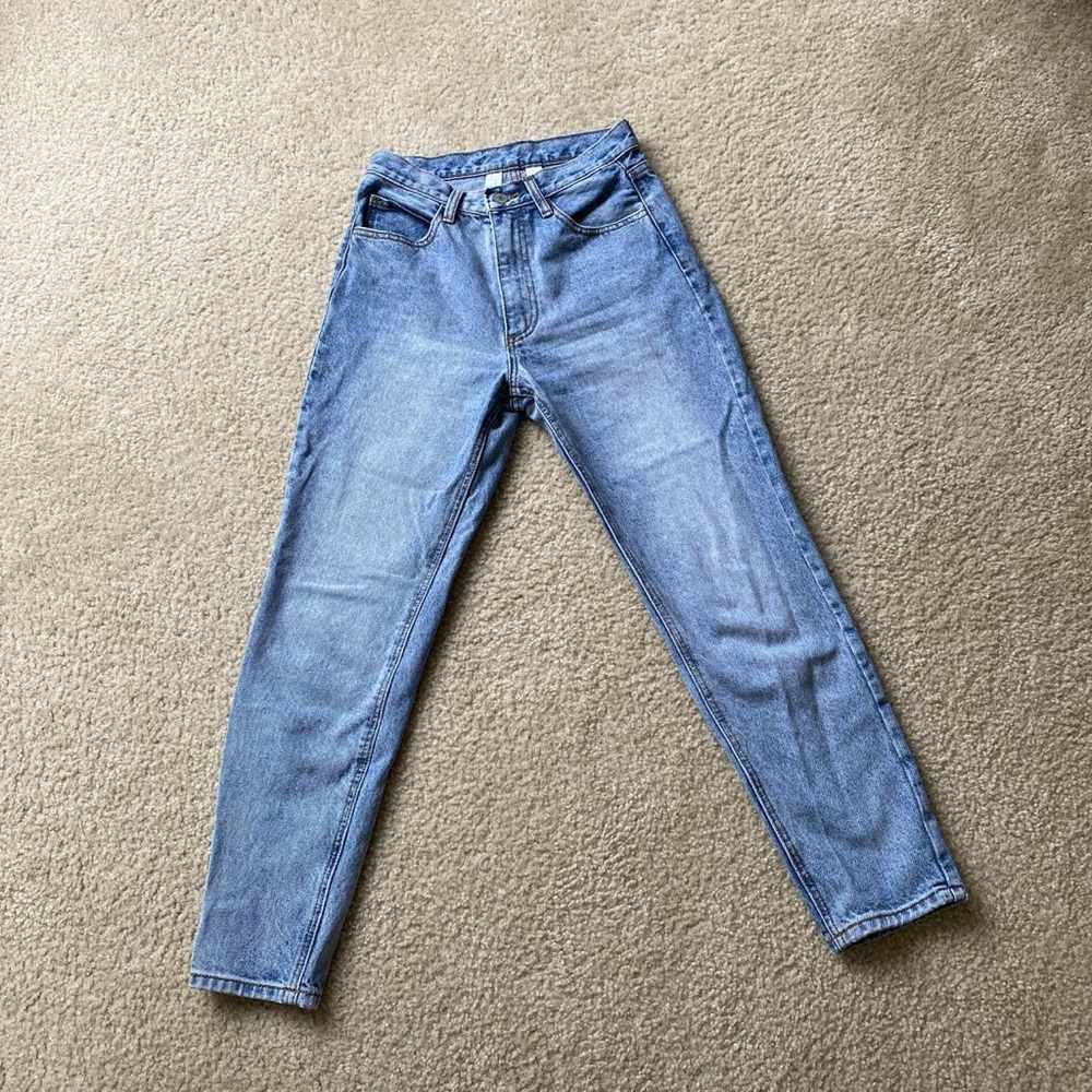 Brandy Melville Blue Straight Leg Jeans